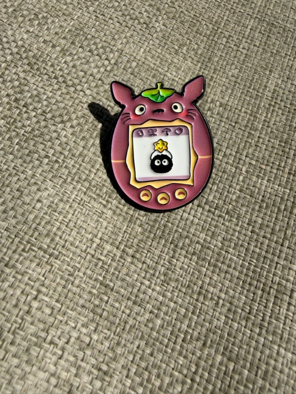 My neighbor Totoro studio Ghibli tamagotchi enamel pin